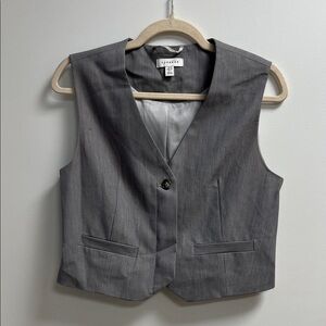 Topshop Gray Women's Vest